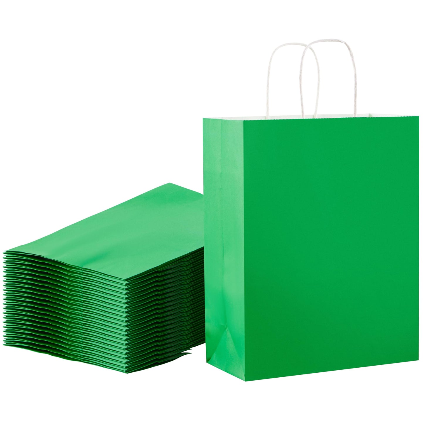 Green Large Party Favour Bags with Handles