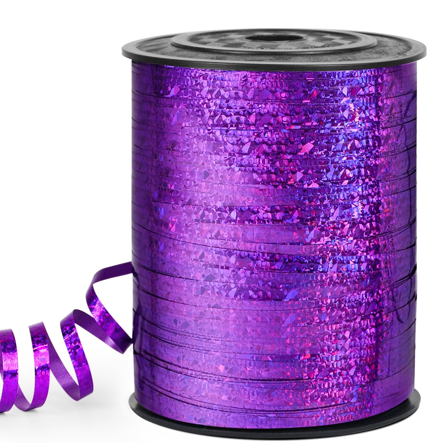 VISPAD Dark Purple Curling Ribbon Purple Ribbon 500 Yard Shiny Metallic Curling Ribbon for Gift Wrapping Balloon Ribbon String Curly Ribbon Thin Ribbon 3/16" Gift Ribbon for Florist Flower