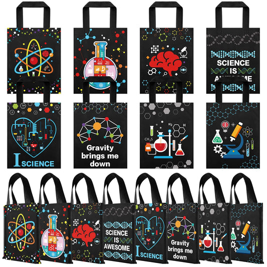 Science Party Favour Bags with Handles – 24 Pack