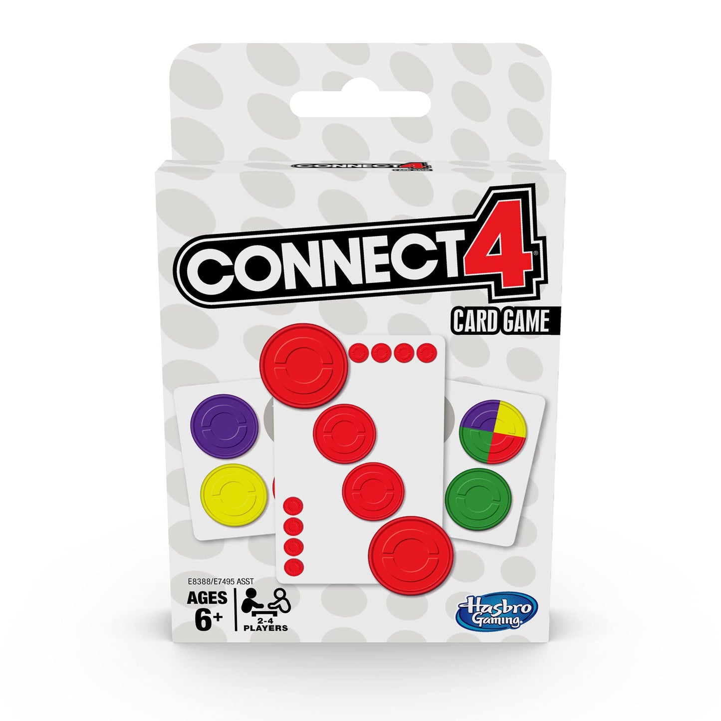 Hasbro Gaming Connect 4 Card Game for Kids Ages 6 and Up 2-4 Players 4-in-A-Row Game