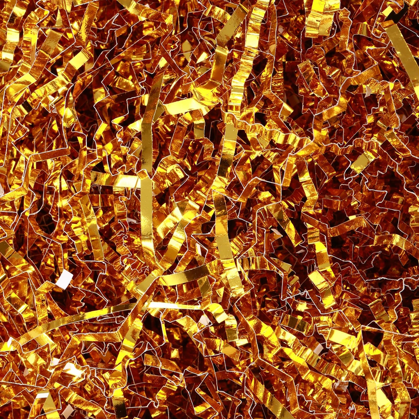 GcFoir 2.2 LB Crinkle Cut Paper Shred Gold Shredded Paper for Gift Baskets Gift Stuffing Crinkle Paper Gift Box Filler Shredded Paper for Birthday Wedding Christmas Holidays