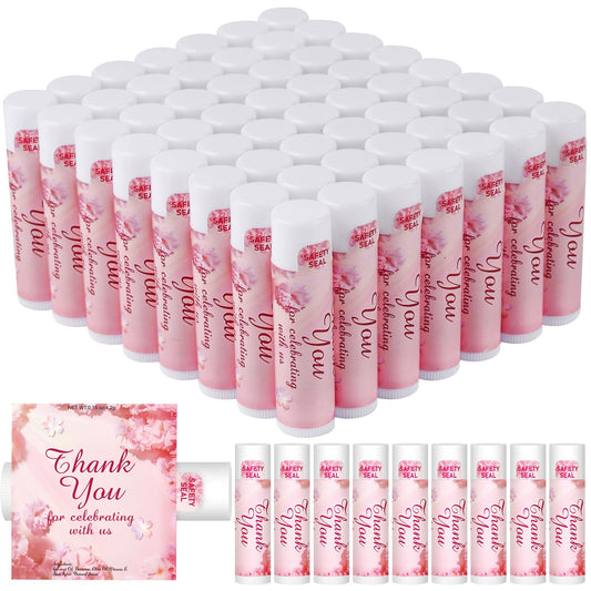 Wedding & Bridal Shower Lip Balm Bulk – 60 Pack