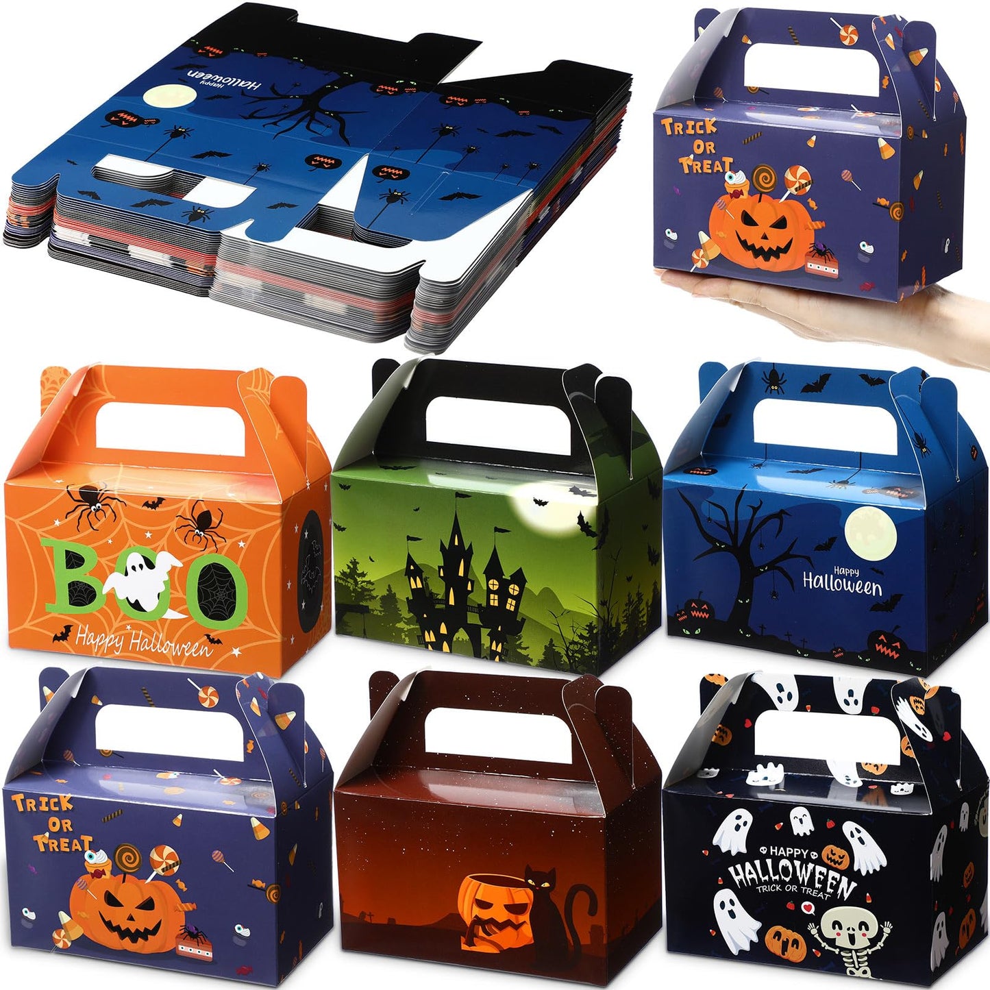 Halloween Party Favor Gable Boxes – 36 ct