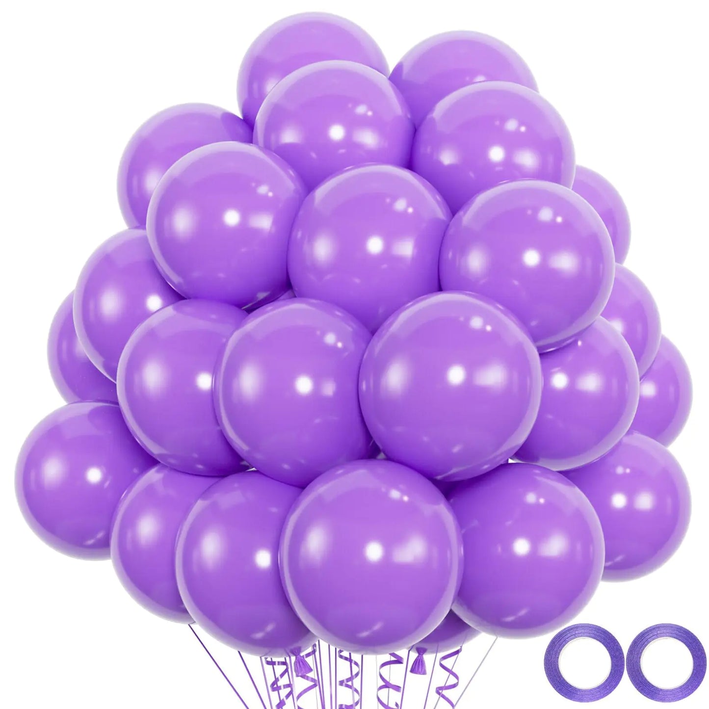 Light Purple Latex Balloon Pack 12 Inch - 100 ct