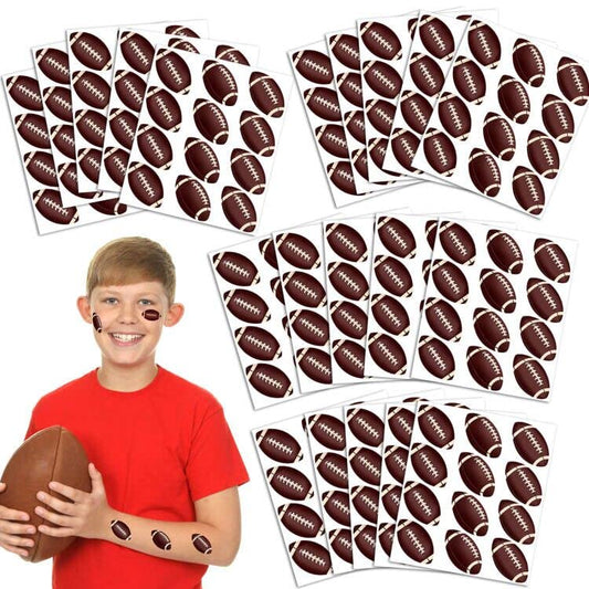 Football Temporary Tattoos Party Favours – 20 Sheets, 240 Pieces