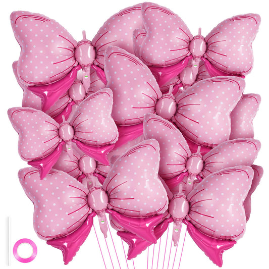 Minnie Mouse Pink Bow Foil Balloons Party Decorations