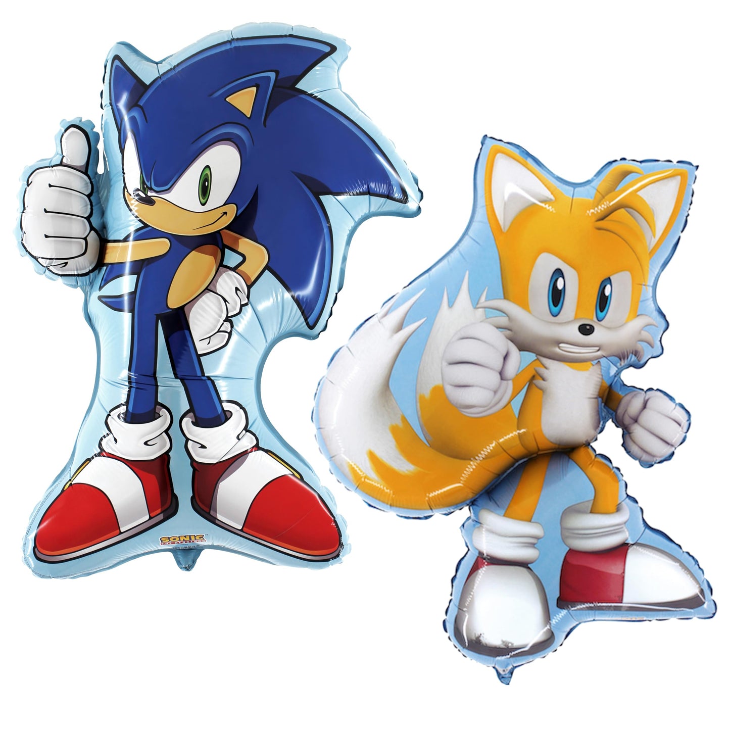 Speedy Blue Hedgehog & Sidekick Foil Balloon Pack - 2 ct