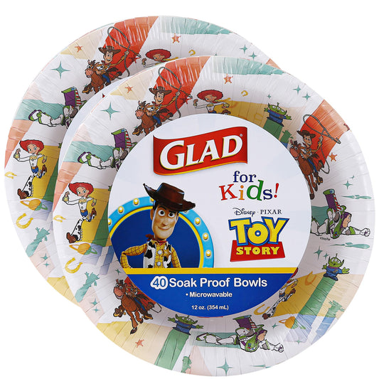Toy Adventure Character Paper Bowls 12oz - 40 ct