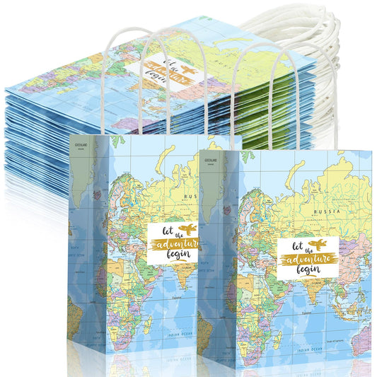 Travel Adventure Paper Favor Bags