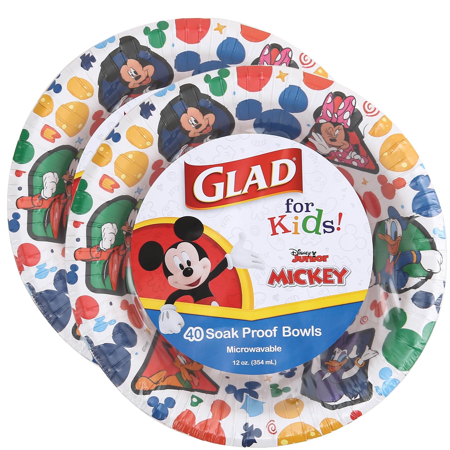 Classic Mouse Character Paper Bowls 12oz - 40 ct