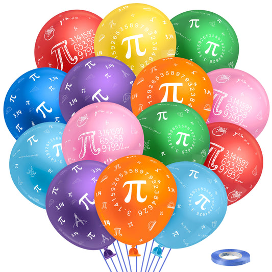 Science & Maths Pi Party Balloons – 50 Pack