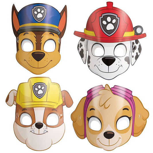 Blue Dog Character Party Masks - 8 ct