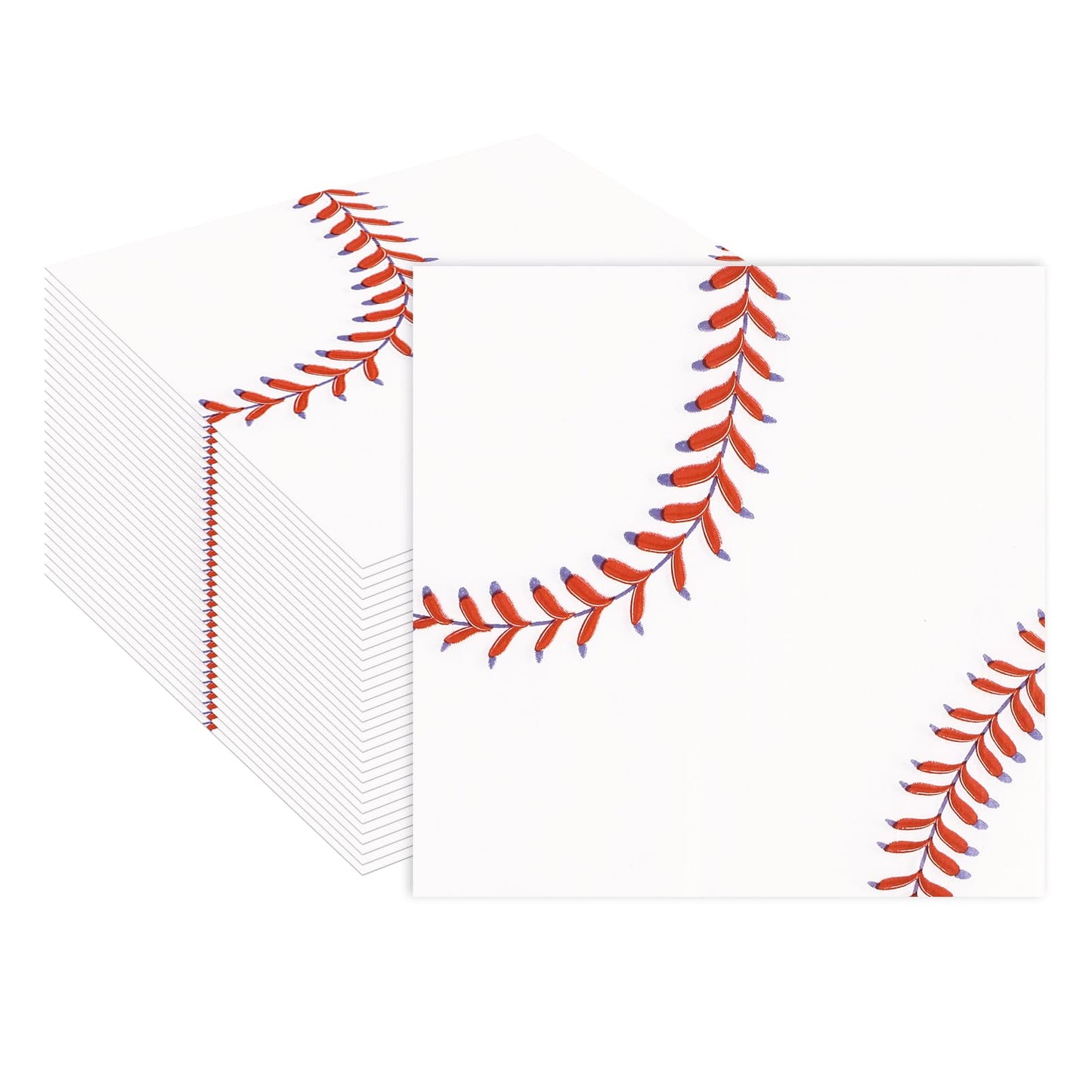 Baseball Paper Party Napkins – 40 Pack