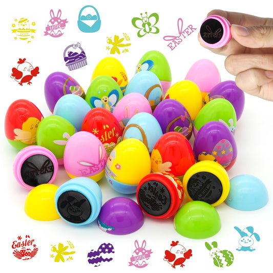 Easter Stamps Kids Egg Fillers - 24 ct