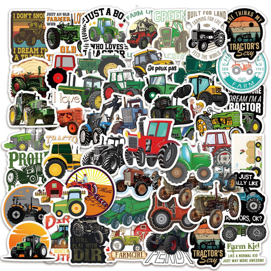 Farm Tractor Stickers – 60 Pack