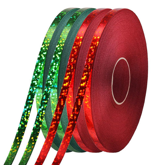 LACNNY Multicolor Ribbon3/16 Inch x 200 Yards Curling Ribbon for Crafts Balloon String Party Ribbon for Gift Wrapping Florist Flower Multicolor-Laser-0126