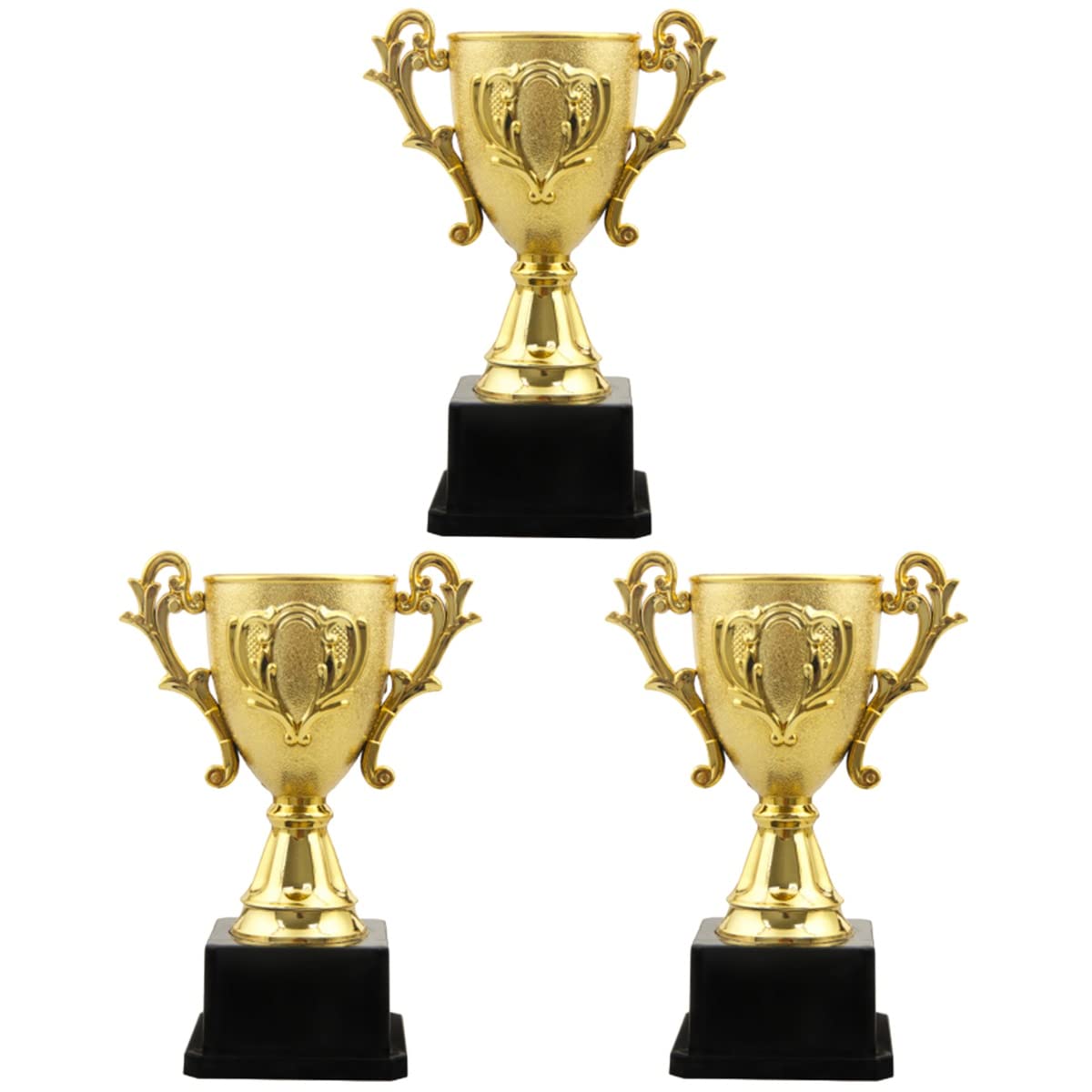 IMIKEYA 5.5 Gold Award Trophies: Golden Trophies for Kids Awards Plastic Trophy Awards Trophies Cup for Kids Party Favor Sports Footabll Rewards Competition Tournament
