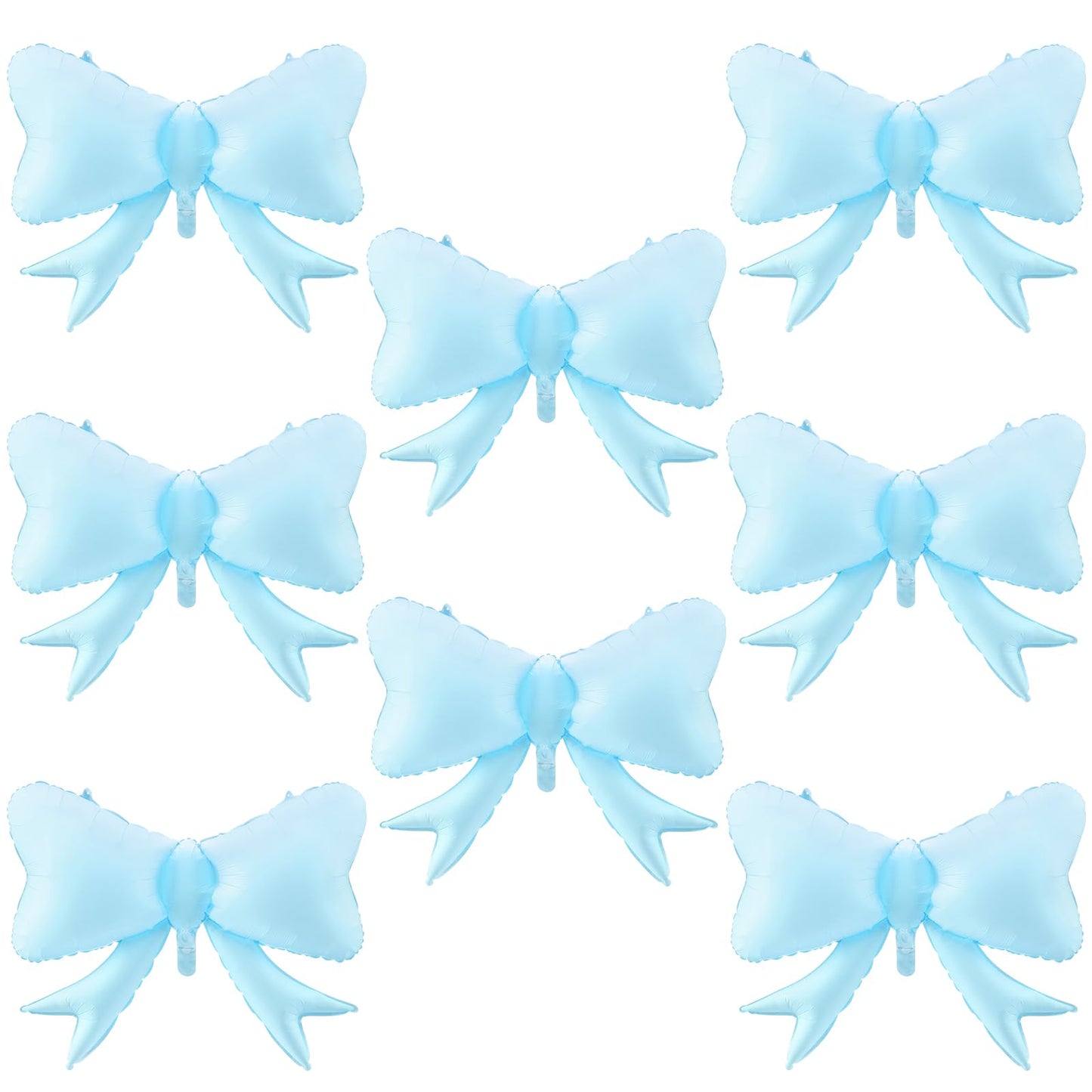 Blue Bow Balloons Birthday Party Decorations