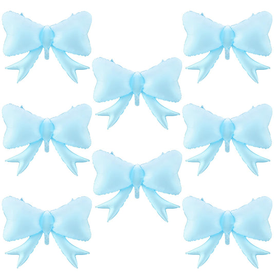 Blue Bow Balloons Birthday Party Decorations