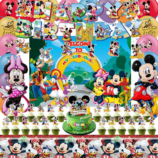 Mouse Birthday Party Decoration Set
