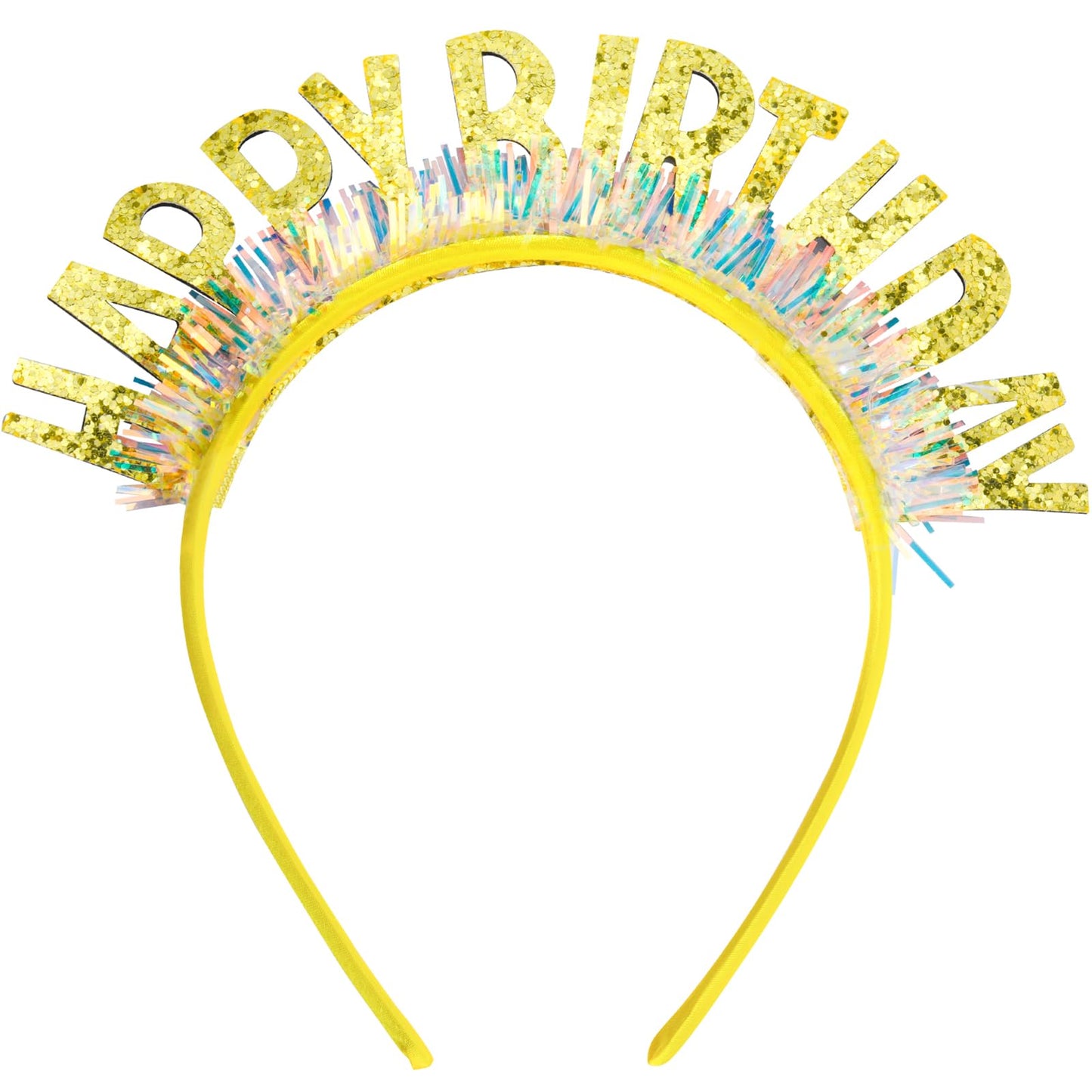 Gold Birthday Glitter Headband