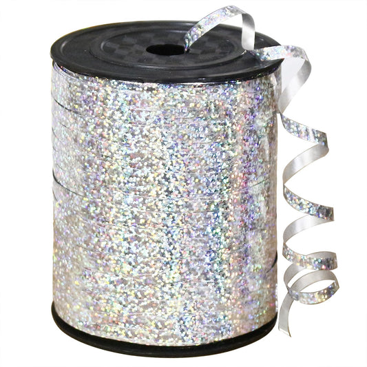 Silver Curling Ribbon – 500 Yards