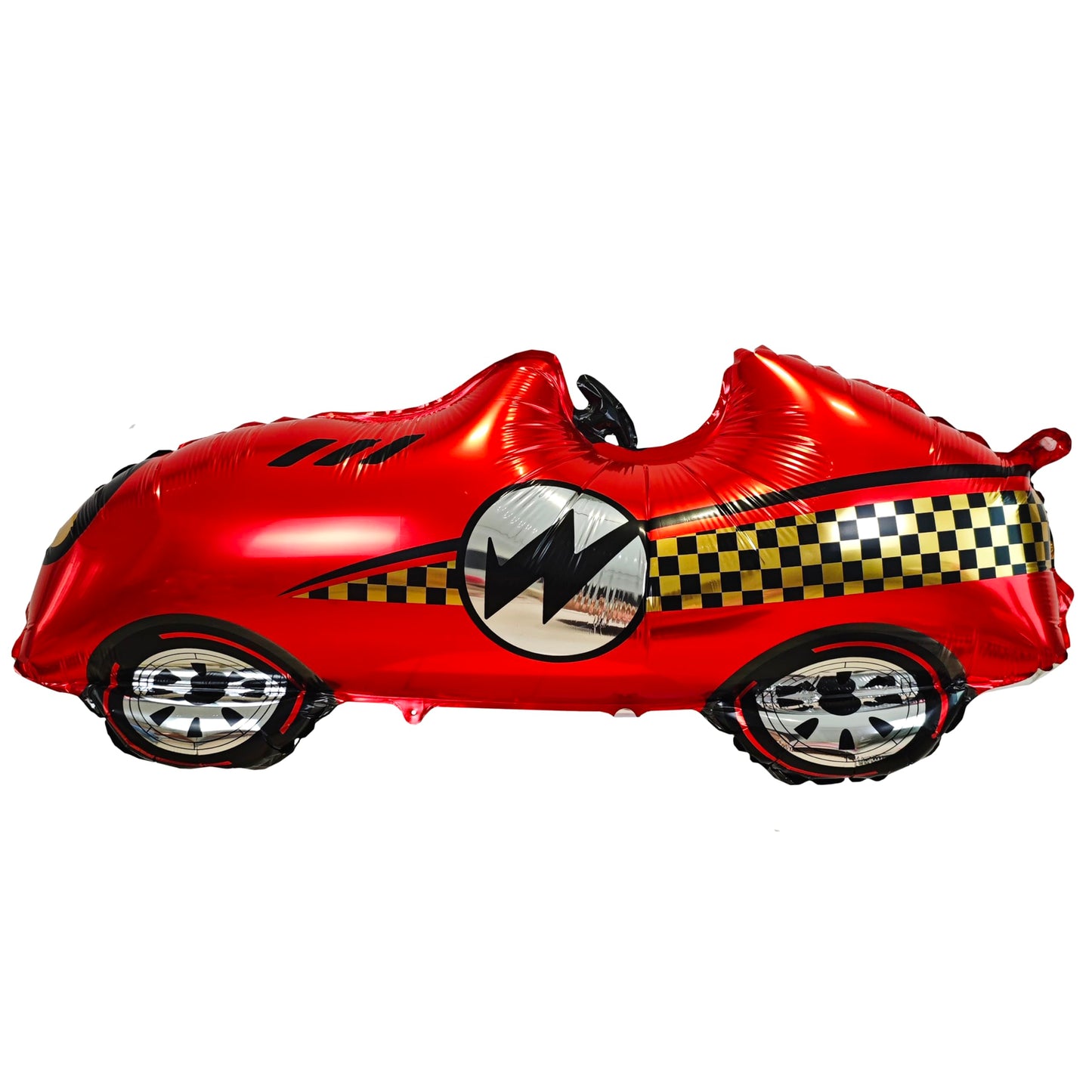 3D Self-Standing Red Race Car Foil Balloon