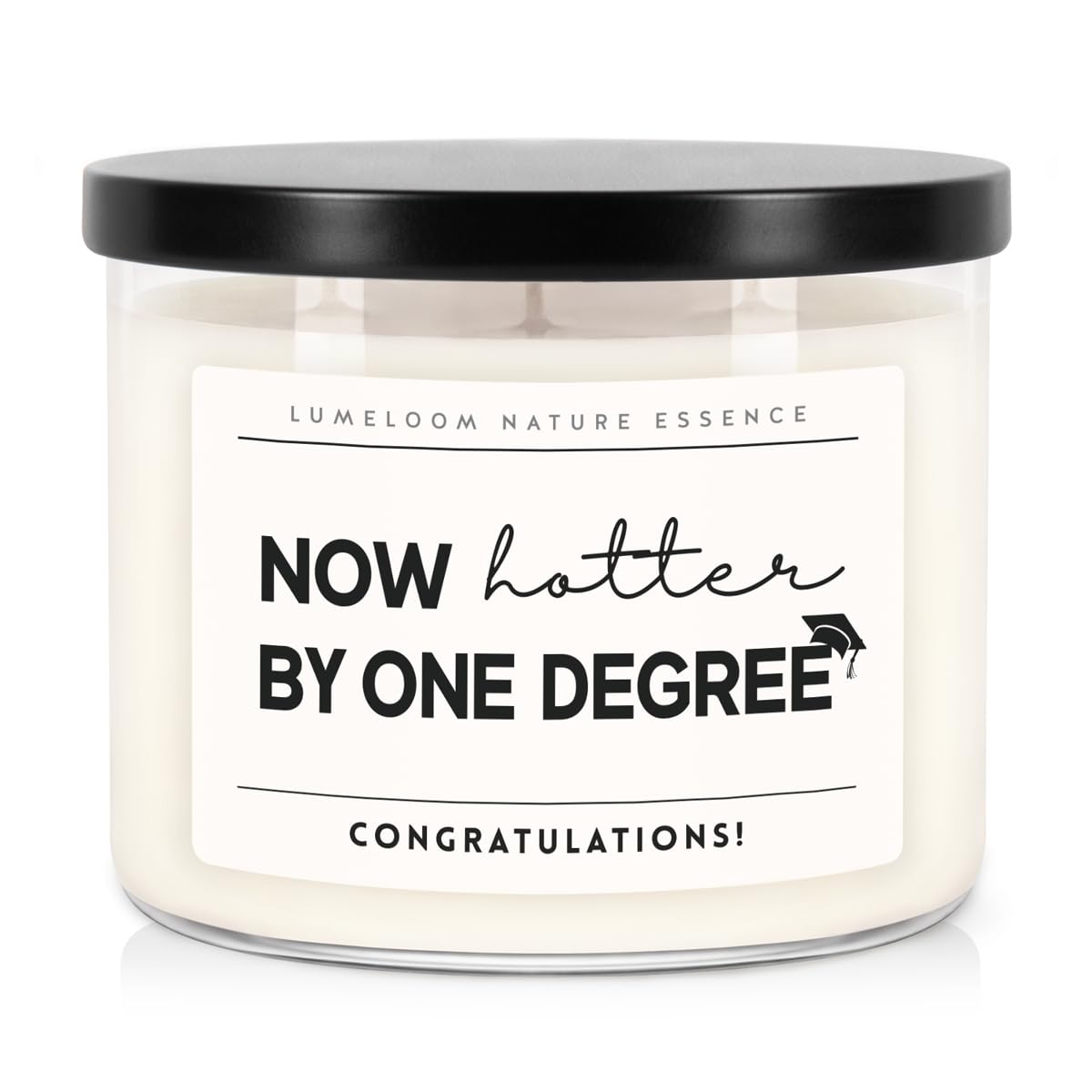 Lavender Scented Soy Wax Graduation Candle Gift