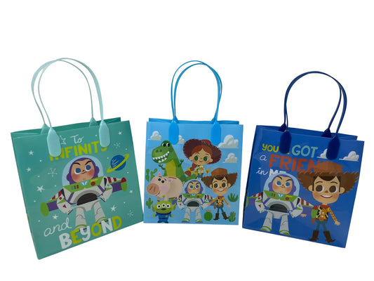 Toy Adventure Character Party Favour Goodie Bags – 12 Pack