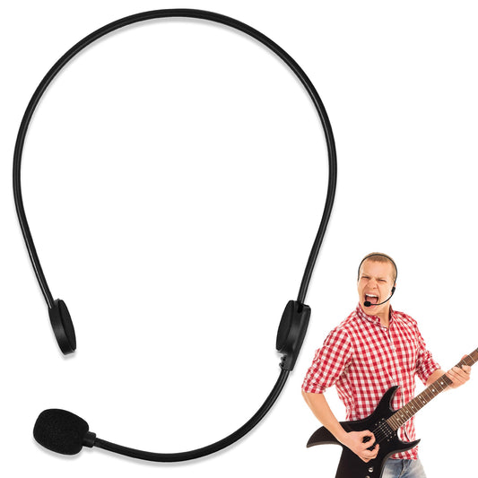Fake Microphone Headset Rockstar Costume Prop