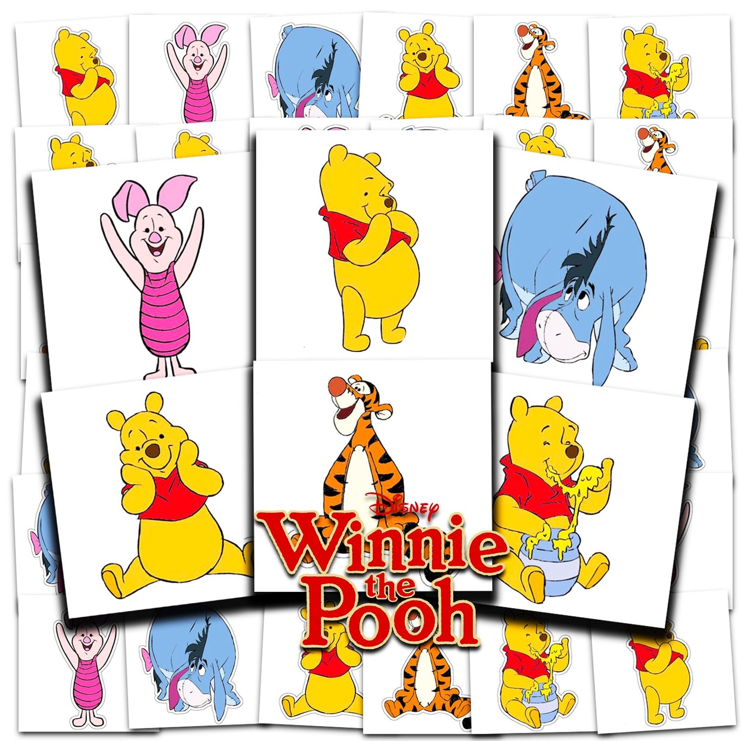 Honey Bear Character Kids Temporary Tattoos - 70 ct