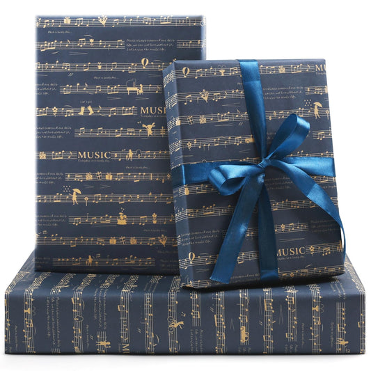 Music Themed Wrapping Paper