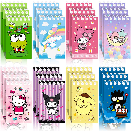Kitty Mini Notepads Party Favors for Kids - 8 Designs