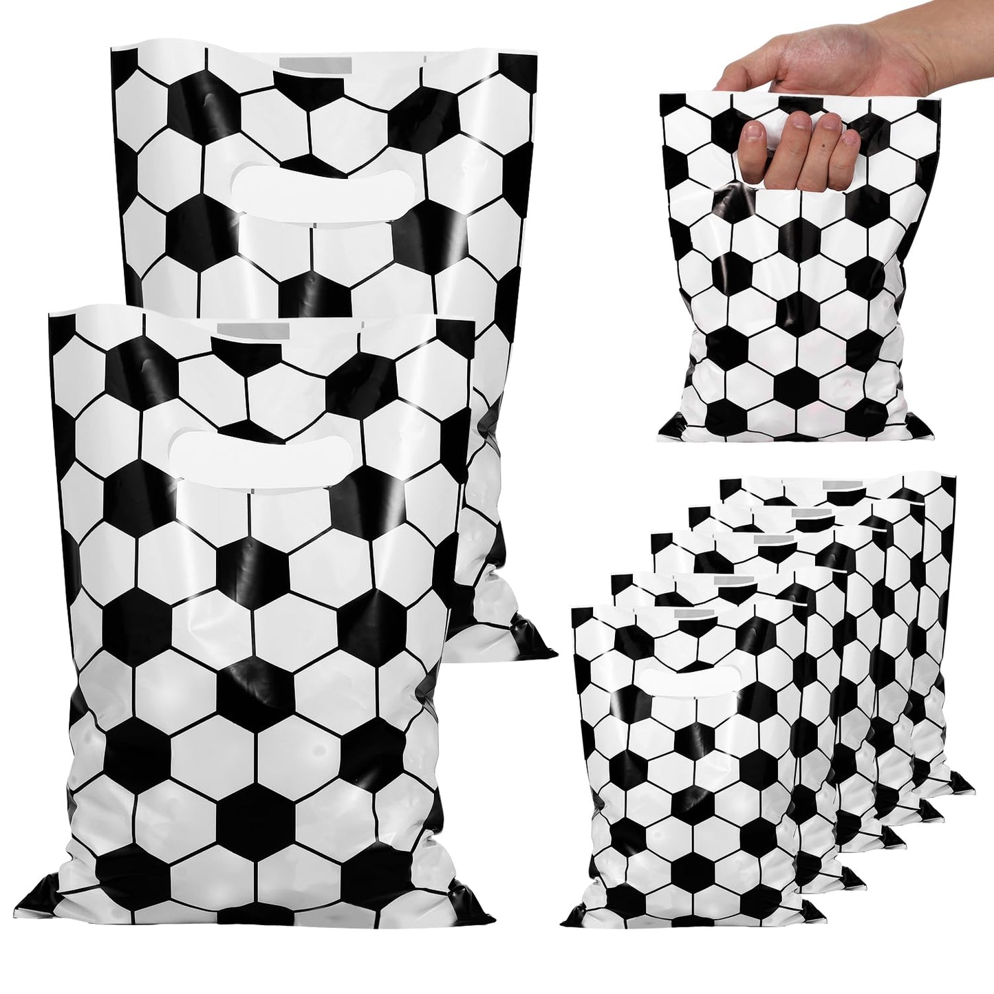Soccer Party Gift Bags – 50 Pack