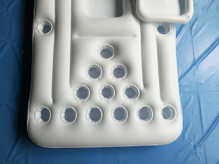Inflatable Beer Pong Pool Float Table with Built-In Ice Cooler - 6ft x 3ft