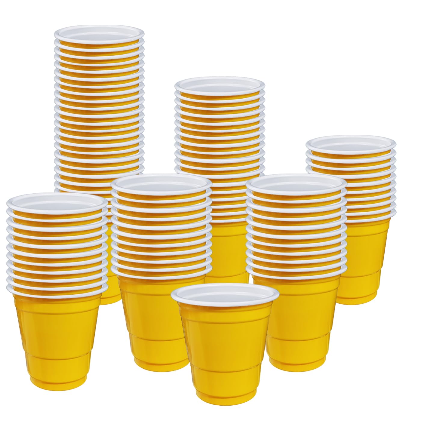 Yellow Disposable 2oz Shot Cups – 100 Pack