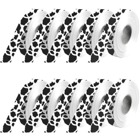 Cow Print Craft Ribbon - 10 ct