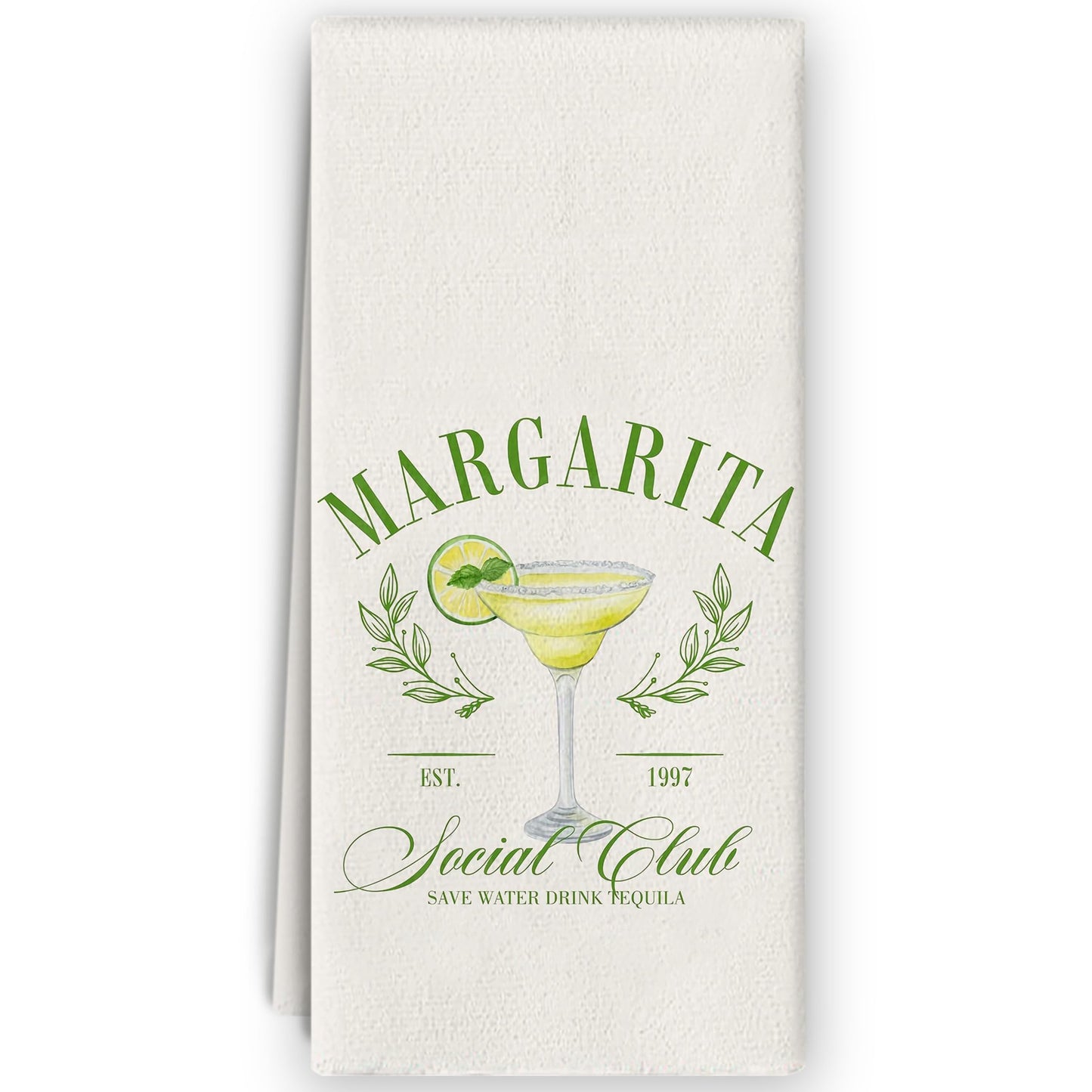 Bnzolyoia Margarita Tequila Dish Towels - Margarita Lover Gifts Tequila Gifts Margarita Gifts Cocktail Margarita Bar Towels for Bartender Tequila Kitchen Decor 16x24