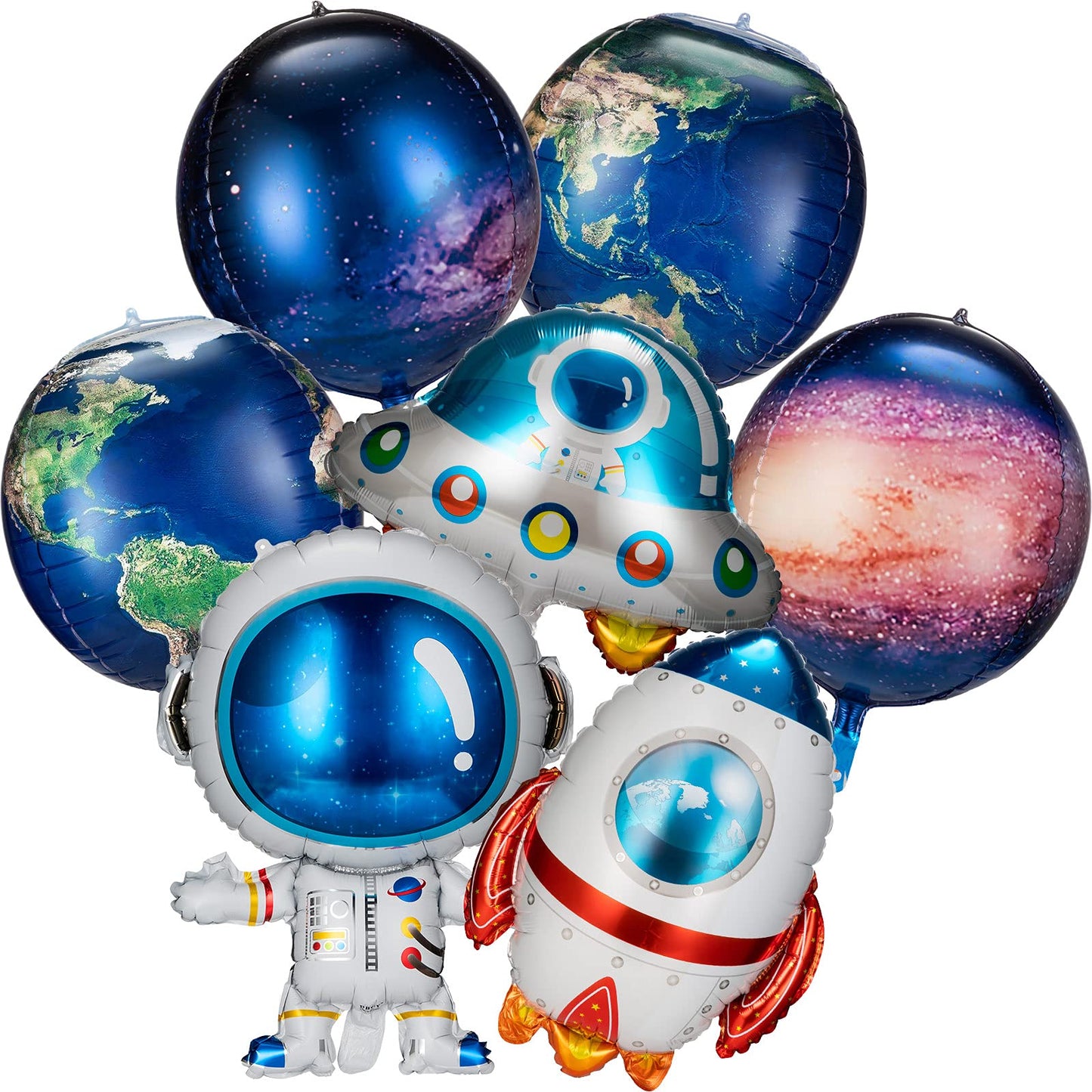 Galaxy Space Birthday Party Balloon Set