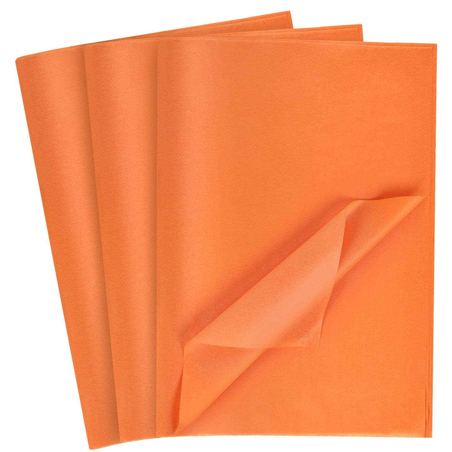 Orange Tissue Paper for Gift Bags – 120 Sheets