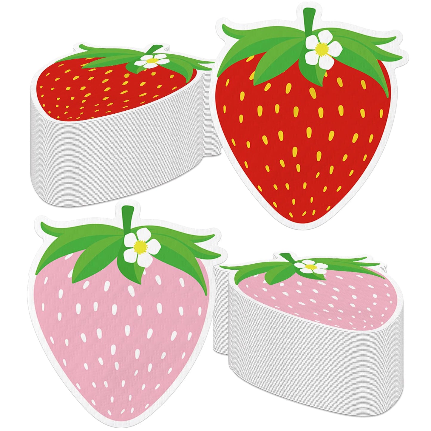 Strawberry Party Napkins Set - 100 ct