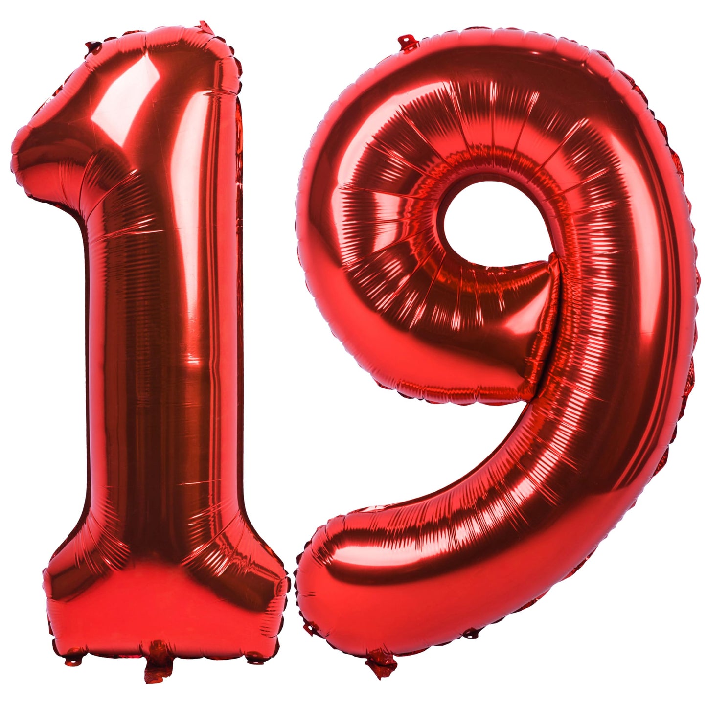 Red Number Giant Foil Balloon - 40 Inch