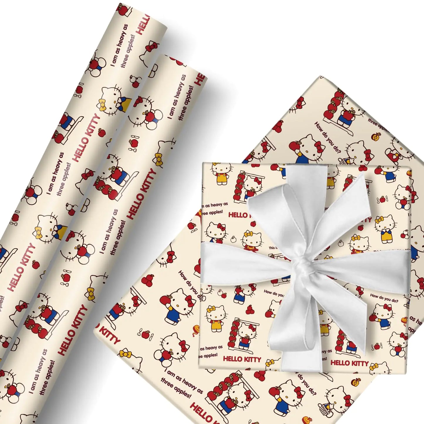 Cute Kitty Wrapping Paper Set – 2 Rolls