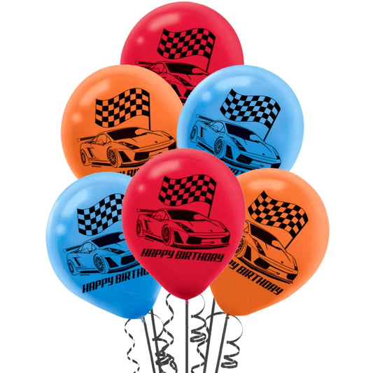 Hot Wheels Printed Latex Balloons 6-Pack