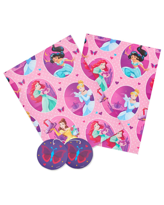 Disney Princess Colorful Wrapping Paper