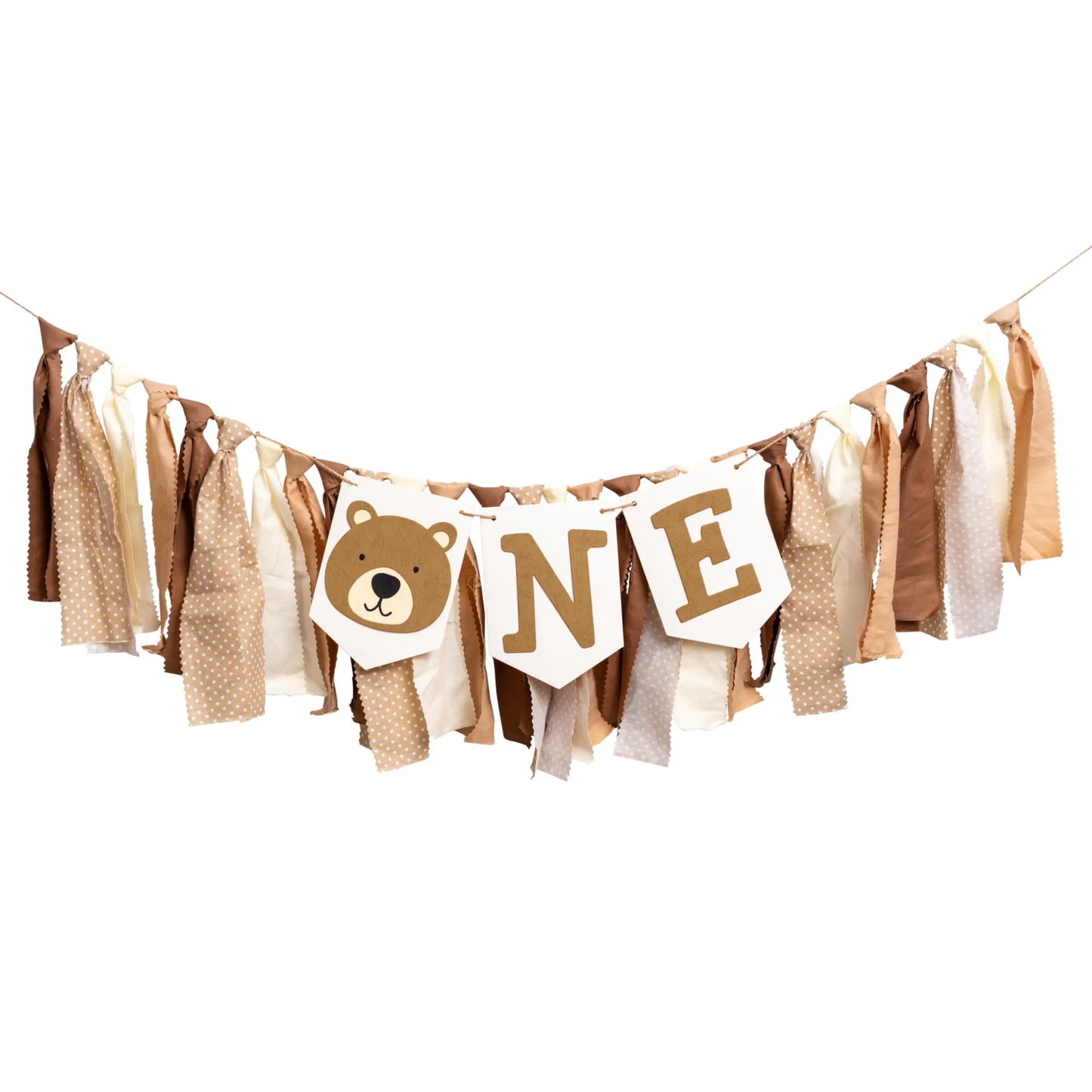 Beary First Birthday High Chair Banner