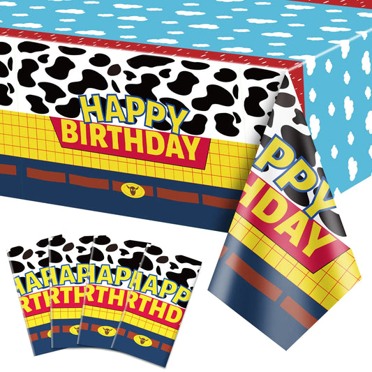Toy Story Cow Print Tablecloth Set