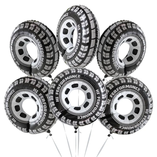 Racing Car Giant Wheel Foil Balloon